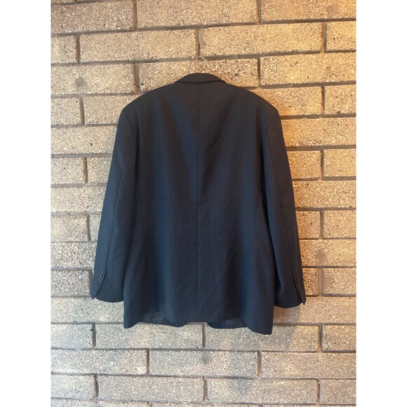 Bob & Taylor Mens Navy Blazer Jacket 42R 85% Wool Classic Fit Single Breasted 3- - Picture 5 of 9